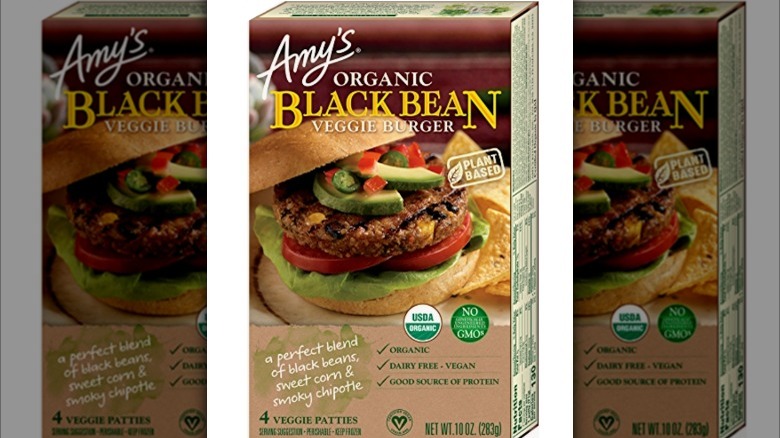 Amy's Kitchen black bean burgers