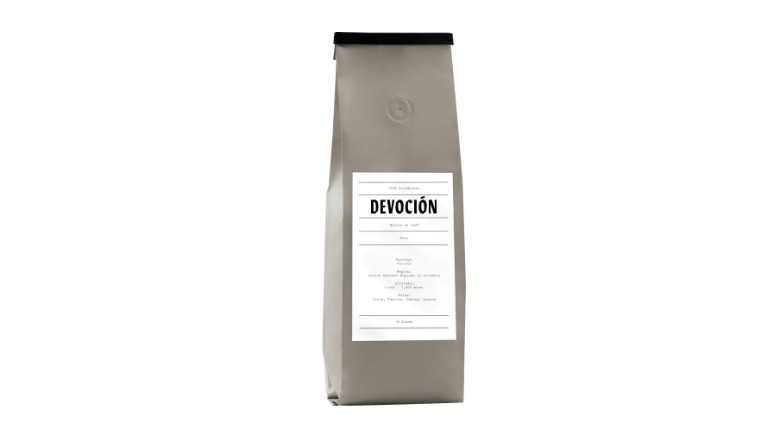 Bag of Devoción Toro coffee