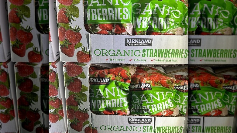 kirkland organic frozen strawberries