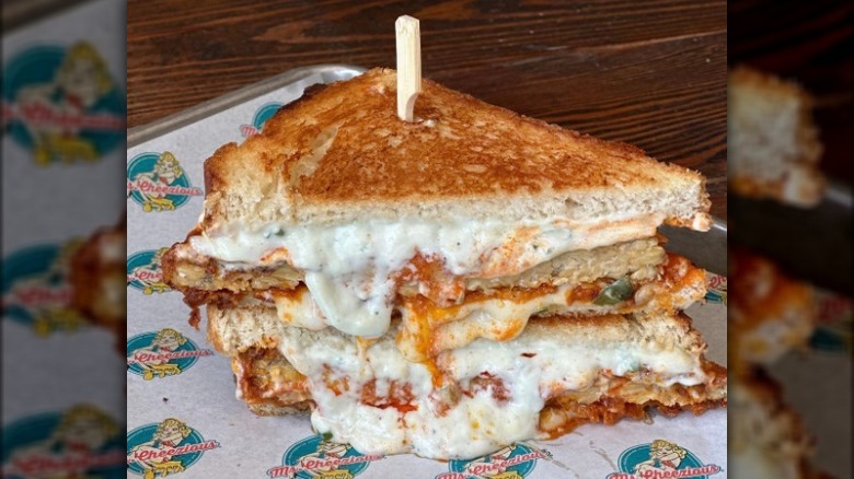 Grilled cheese sandwich from Ms. Cheezious