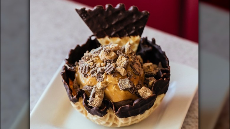Oberweis Peanut Butter Sundae