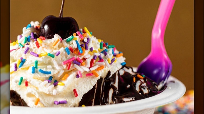 ice cream sundae at The Charmery
