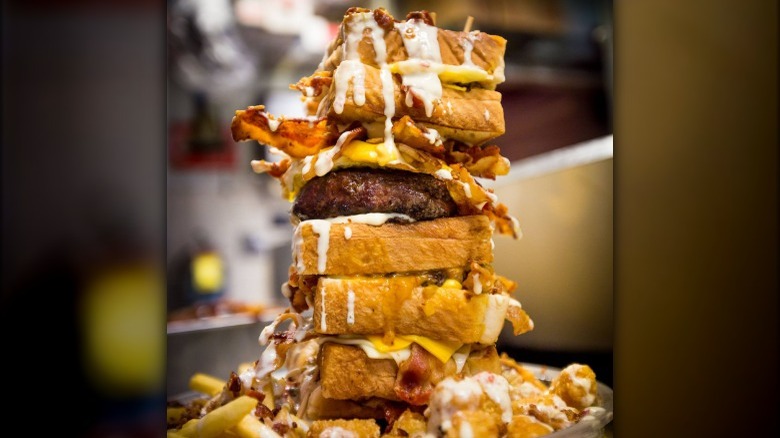 Quadruple coronary bypass burger