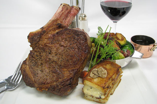 Double Cut Dry-Aged Bone-In Rib-Eye by chef Stephen Blandino  