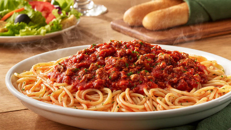 Spaghetti with meat sauce