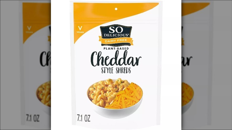 So Delicious dairy free cheddar shreds