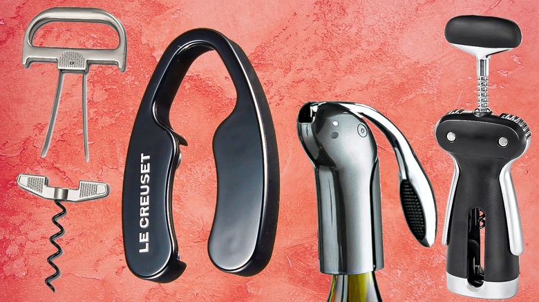 Four wine opener utensils