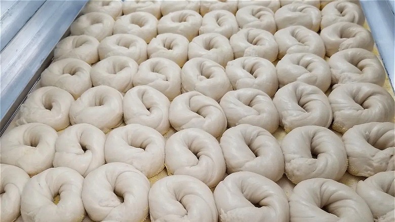 Baking bagels
