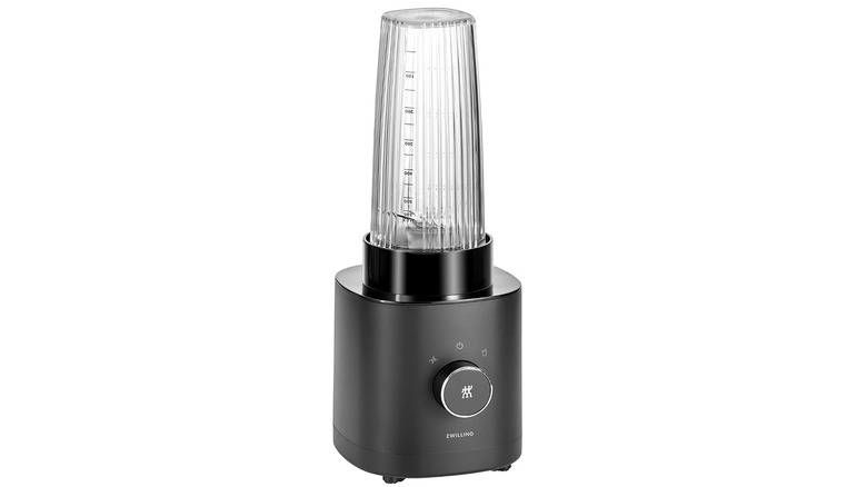 tall blender with black base