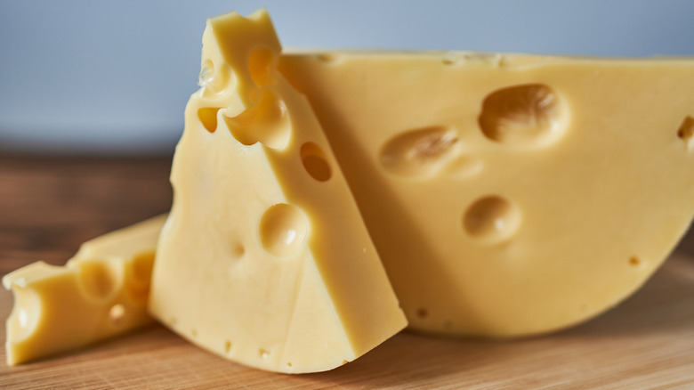 Pieces of Emmental