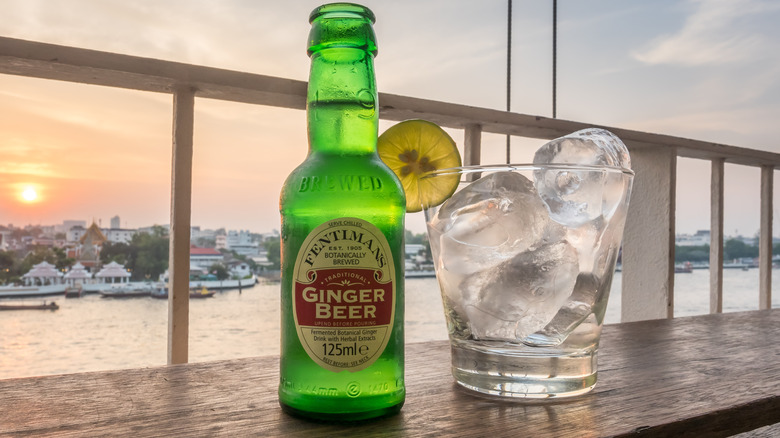 Fentimans ginger beer and glass