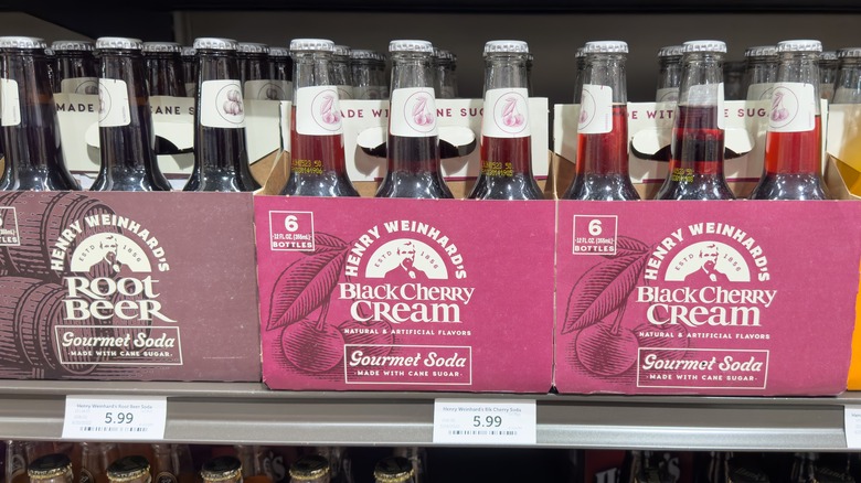 Henry Weinhard's soda six-packs
