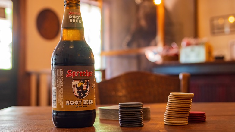 Bottle of Sprecher root beer