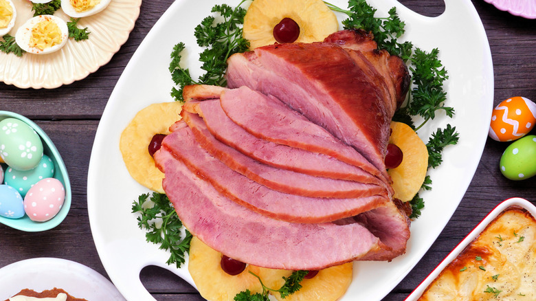 Easter ham dinner