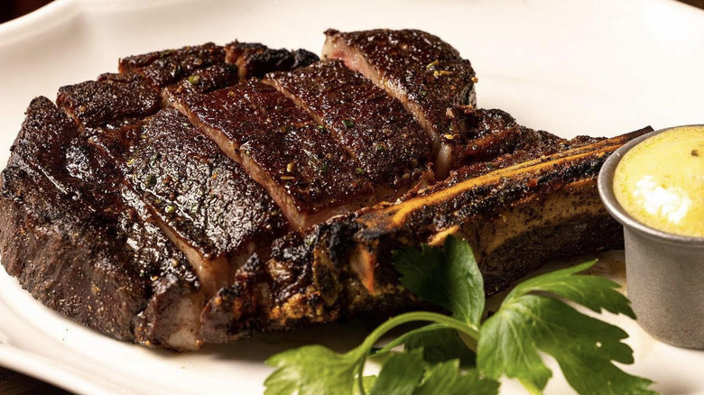 Prime rib steak at 4 Charles