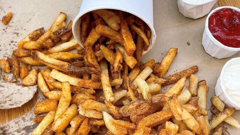 Spicy Cajun seasoned french fries