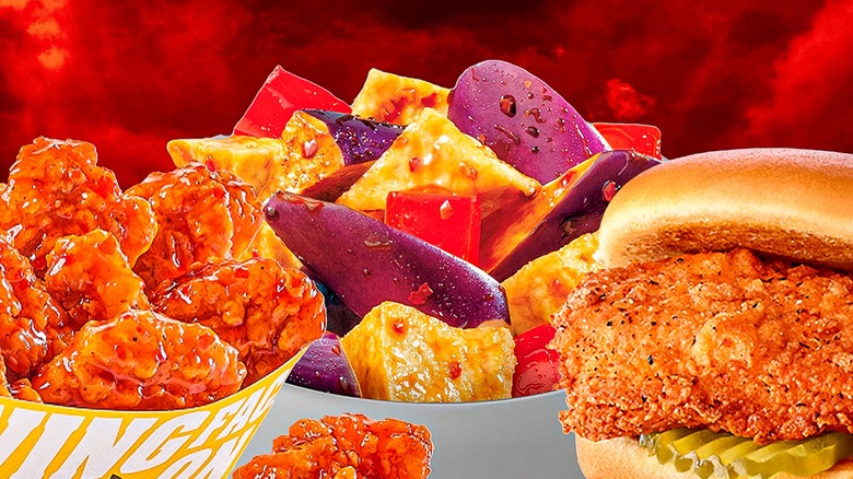 Spicy fast food chicken