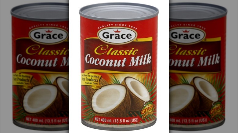 Grace coconut milk can
