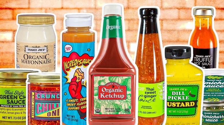 various Trader Joe's condiments