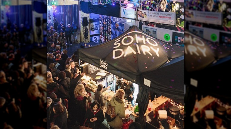 Berwick Street Market at night