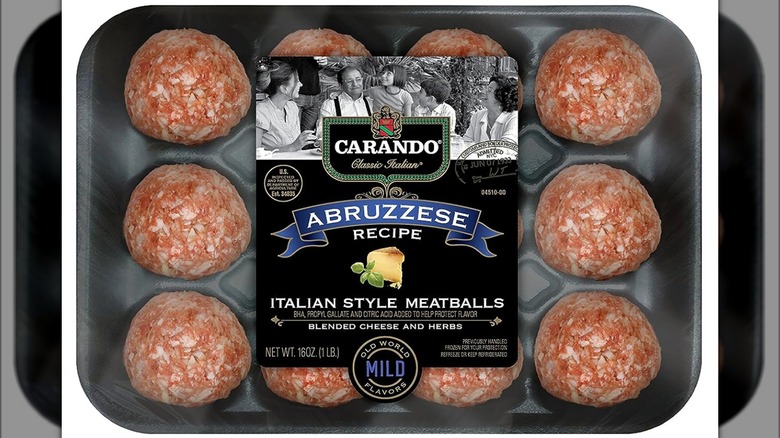 Carando Italian Uncooked Abruzzese Meatballs