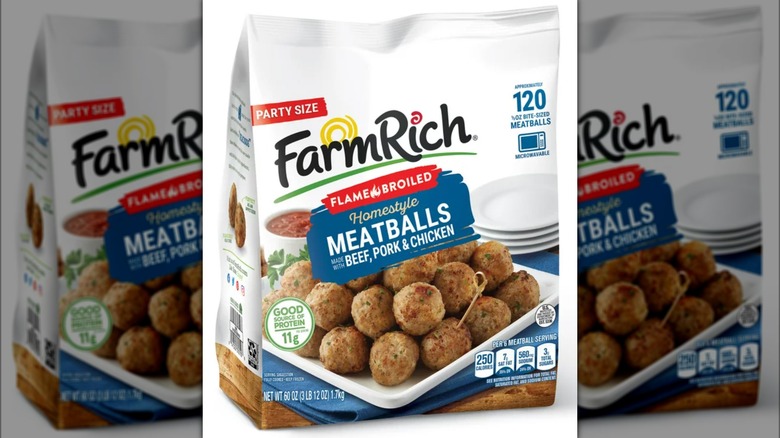 Farm Rich broiled homestyle meatballs