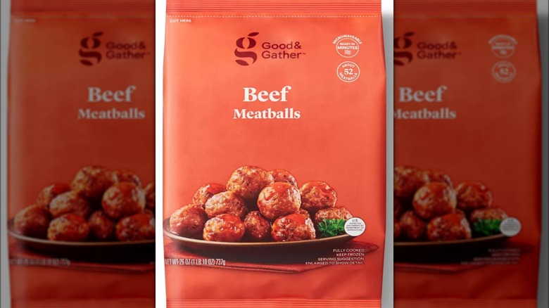 Good & Gather beef meatballs