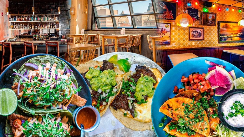 Assorted tacos