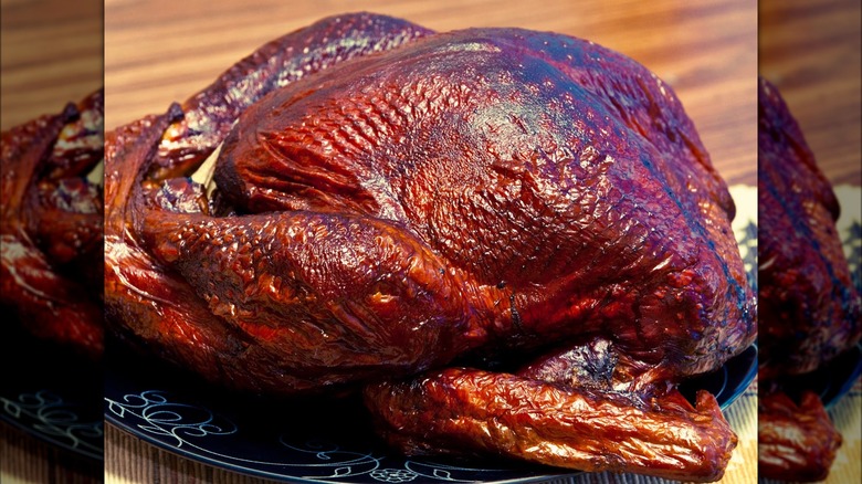 whole smoked bbq turkey