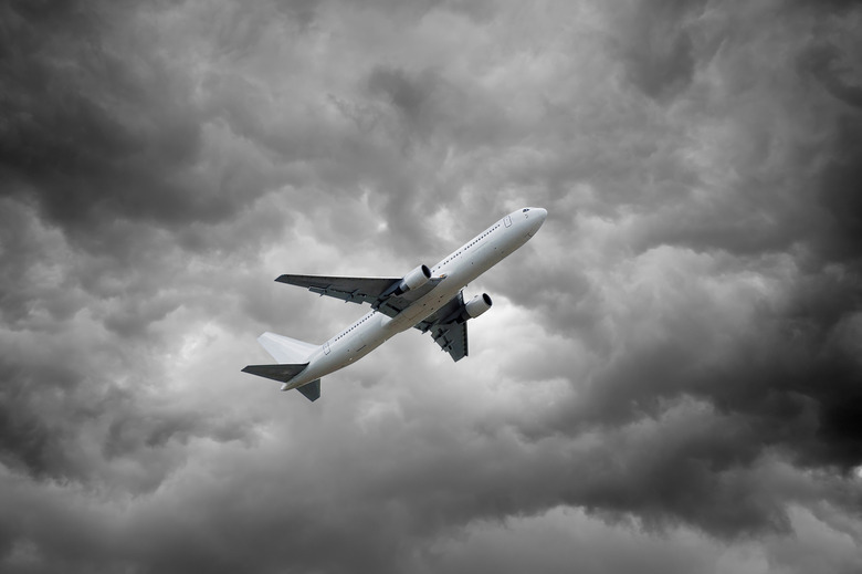 Storm Prevents Airplane from Landing