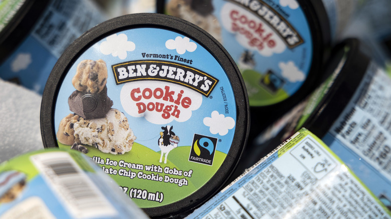 Ben & Jerry's chocolate chip cookie dough ice cream