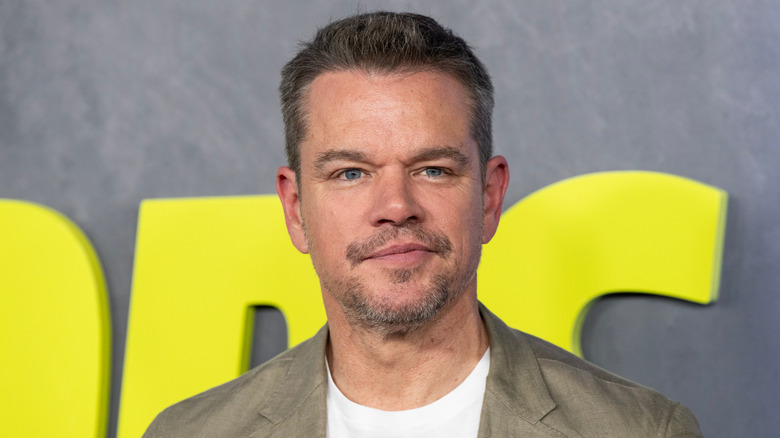 Matt Damon smiling