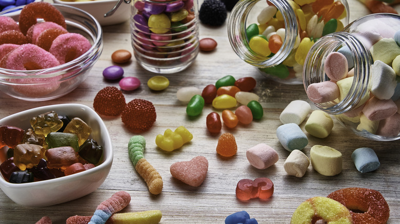 Assortment of candies