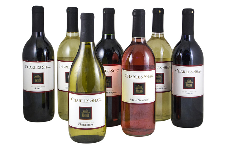 Beverage: #5 Charles Shaw wine