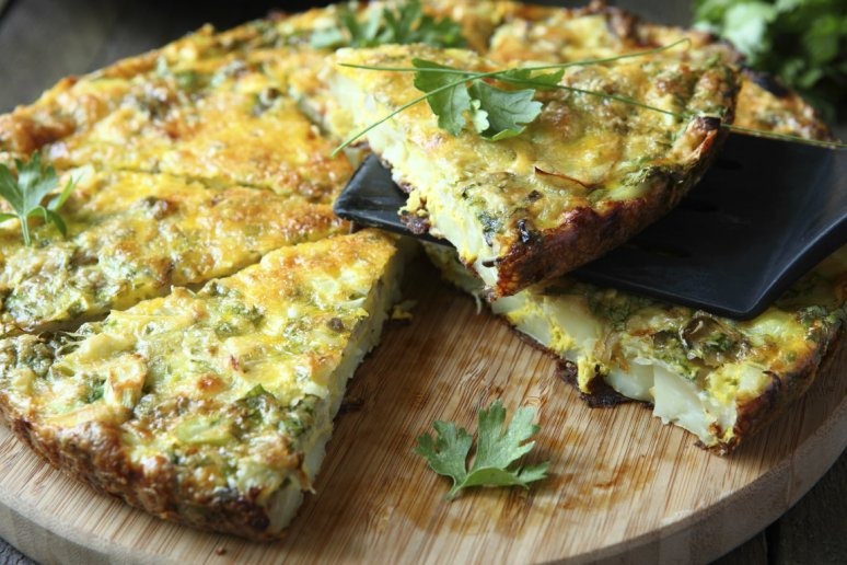 Rice-Cooker Frittata