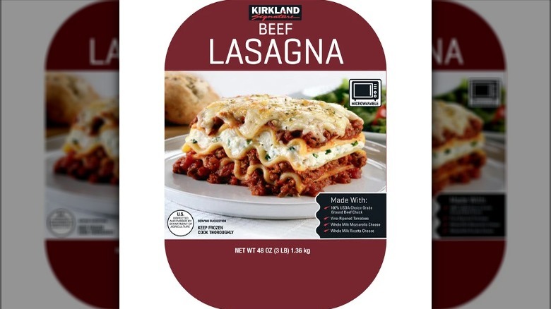 Kirkland Signature Beef Lasagna