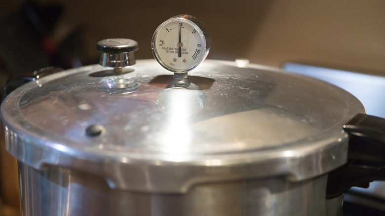 pressure canner lid and gauge