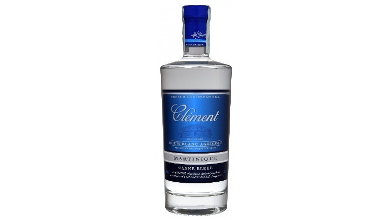A bottle of Clément Canne Bleue