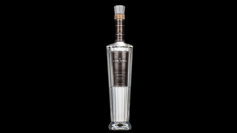 Bottle of Cierto Blanco Tequila