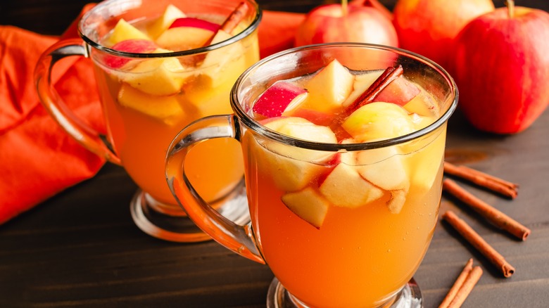 Sangria made with white wine