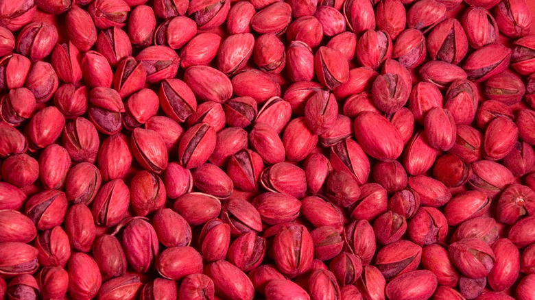 Red pistachios