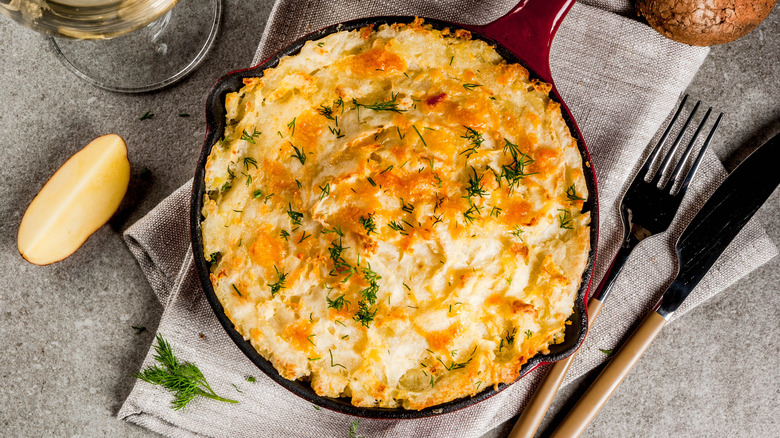 Shepherd's pie in skillet