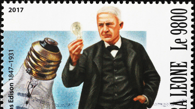 Thomas Edison stamp