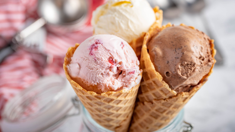 Ice cream cones