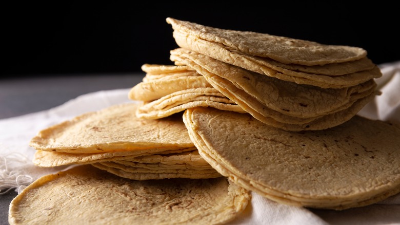 Stack of tortillas