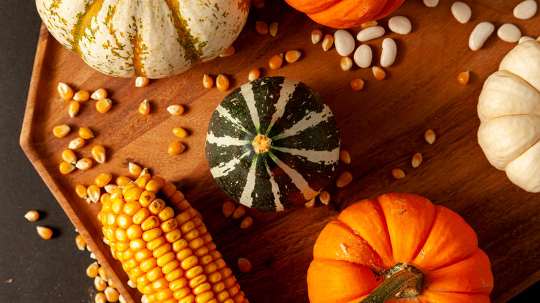 Corn Beans and Squash