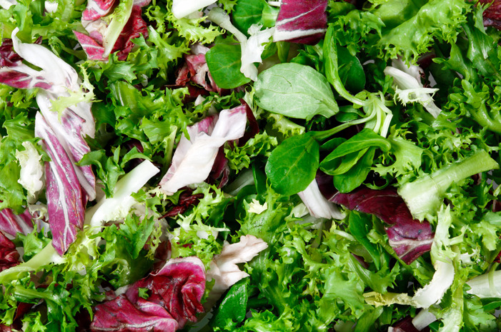 Worst: Green Leaf Salad