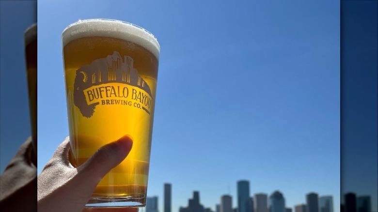 Buffalo Bayou pint glass