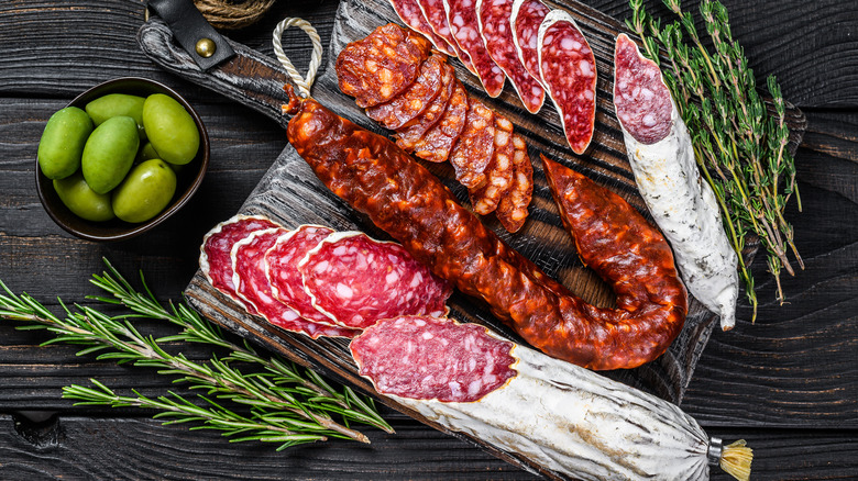 Hard salami
