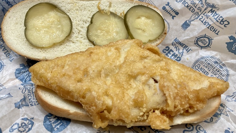 long john silver's fish sandwich